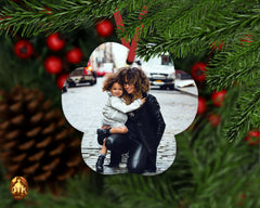 Custom Metal Paw Ornament