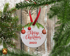 Custom Photo Textured Wood Ornament