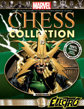 Marvel Chess Collection #13, Black Pawn - Electro