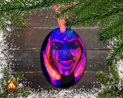 Custom Acrylic Oval Ornament