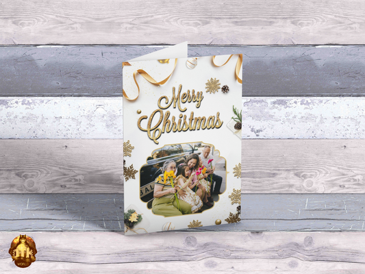 Custom Christmas Card + Writable Inside