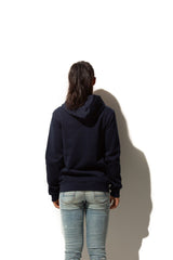 Navy Blue Full-Zip Premium Unisex Hoody