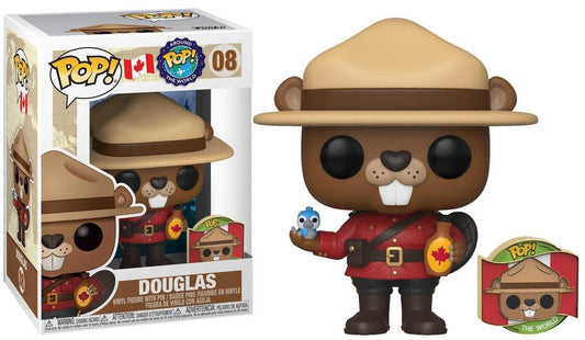 Funko POP! Around the World: Douglas The Beaver w/Pin - Canada