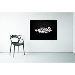 12x18-MOUNTEDCANVAS DISCIPLINE DEDICATION DETERMINATION mockup