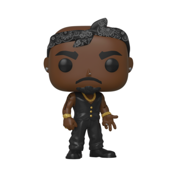 Funko Pop! Rocks: Tupac Shakur with Vest and Bandana #158