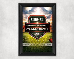 Champion Plaque w/Black Edge (5x7")