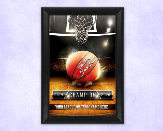 Fantasy Basketball Champions Plaque
