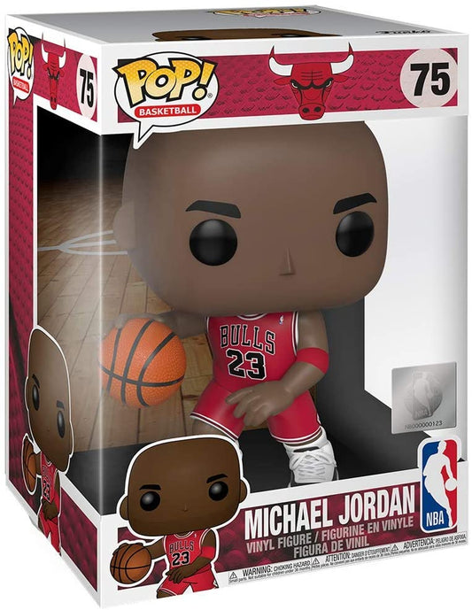 Funko Pop! NBA: Michael Jordan - Red Jersey - 10" Super Sized Figure
