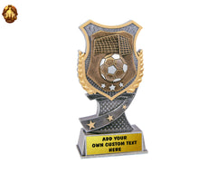 Custom 6" Soccer Shield Award