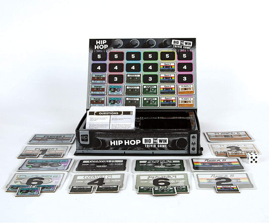 Hip Hop Bid to Win Trivia Game - Board Game