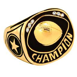 Gold Football Championship Rings - otkworld