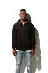 Black Full-Zip Premium Unisex Hoody