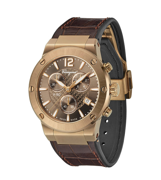 Ferragamo F-80 Chrono - Bronze