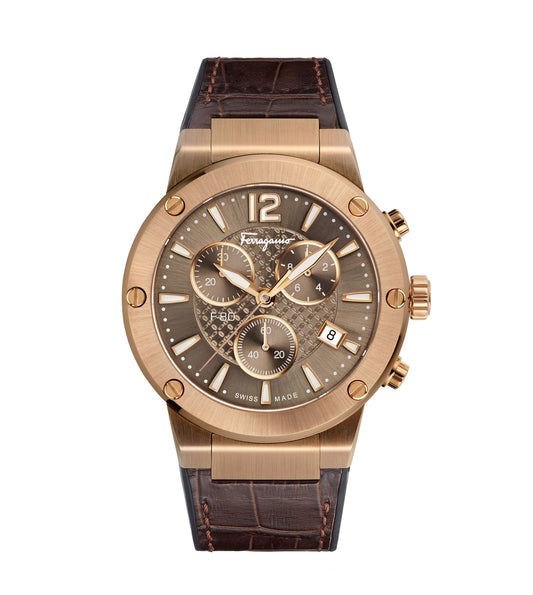Ferragamo F-80 Chrono - Bronze