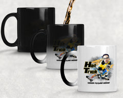 Custom Hockey Player Face Mug - Hat Trick