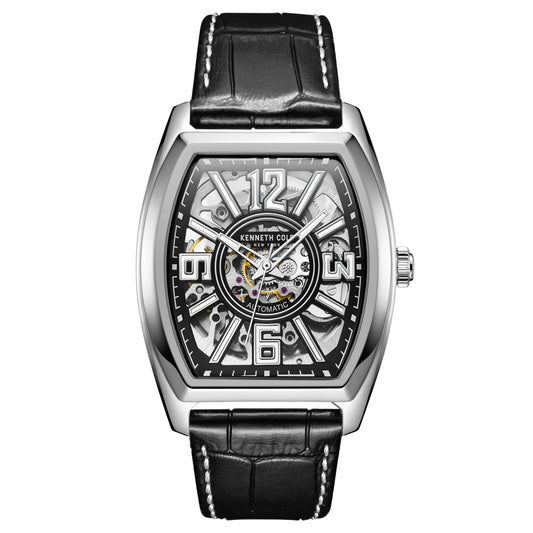 Kenneth Cole - Men's Automatic - Leather Strap Watch