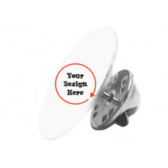 Round Lapel Pin w/Back Clasp - otkworld