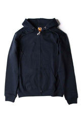 Navy Blue Full-Zip Premium Unisex Hoody