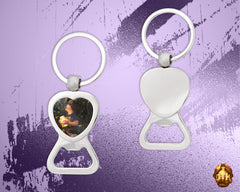 Custom Heart Keychain Opener
