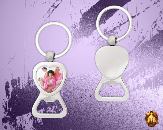 Custom Heart Keychain Opener