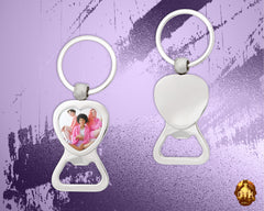Custom Heart Keychain Opener