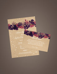 Invitations & Announcements - 18pt - Kraft Paper