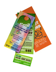 Door Hangers - 14pt - Natural AQ
