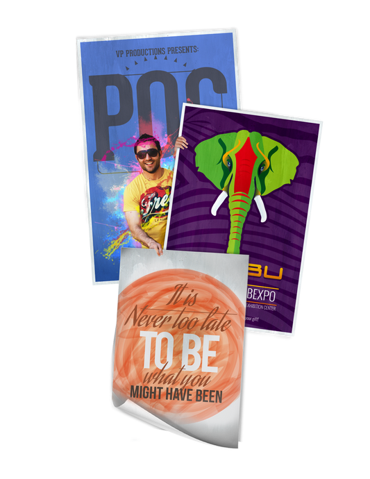 Posters (Large )- 8pt Cardstock - Natural AQ - No Minimum