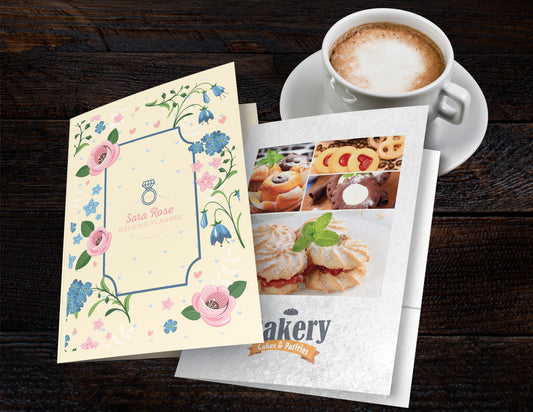 Presentation Folders - 14pt - Natural AQ