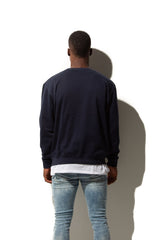 Navy Blue Premium Unisex Crewneck