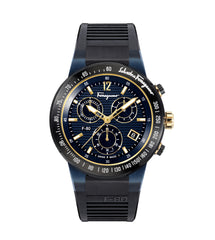 Ferragamo F-80 Chrono - Black/Blue