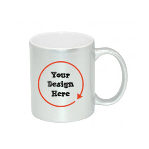 11 oz Metallic Silver Mug - otkworld
