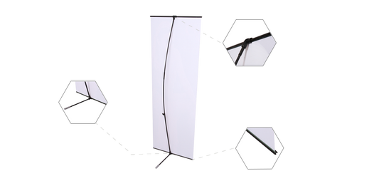 Non Retractable Banners - X Shape