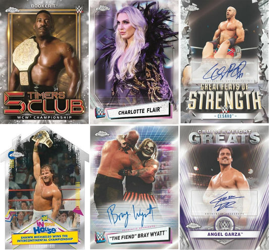 2021 TOPPS Chrome WWE - Blaster Box