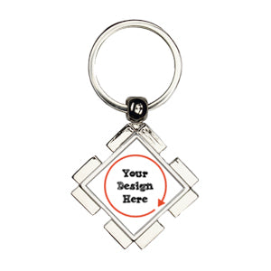 Custom Stainless Steel Key Chains - Square - otkworld