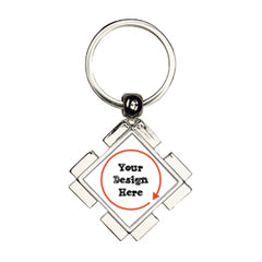 Custom Stainless Steel Key Chains - Square - otkworld