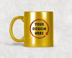 11oz Custom Gold Shimmer Mug
