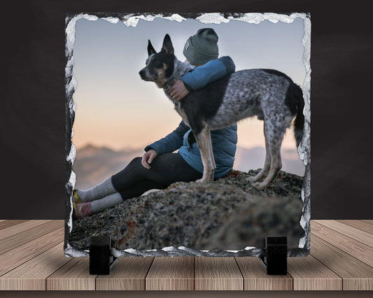 Custom Photo Rock Slate