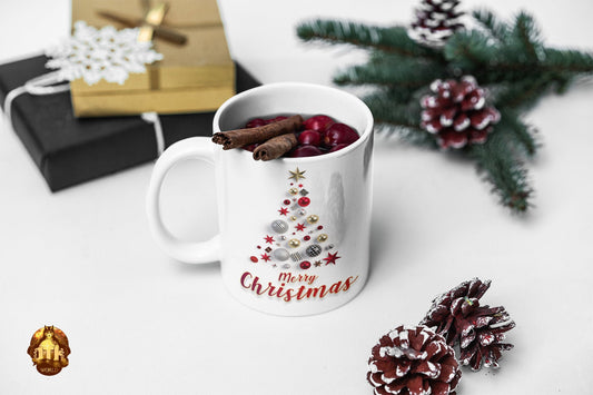Merry Christmas Tree Mug