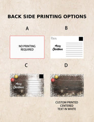 Wishing You A Merry Christmas Photo Postcards