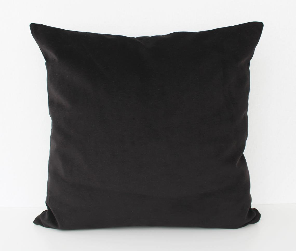 Magic Rudolph Reindeer Black Velvet Pillow - Personalized Rudolph Sequin Pillowcase - Custom Christmas Magic Pillow - Add Your Own Text