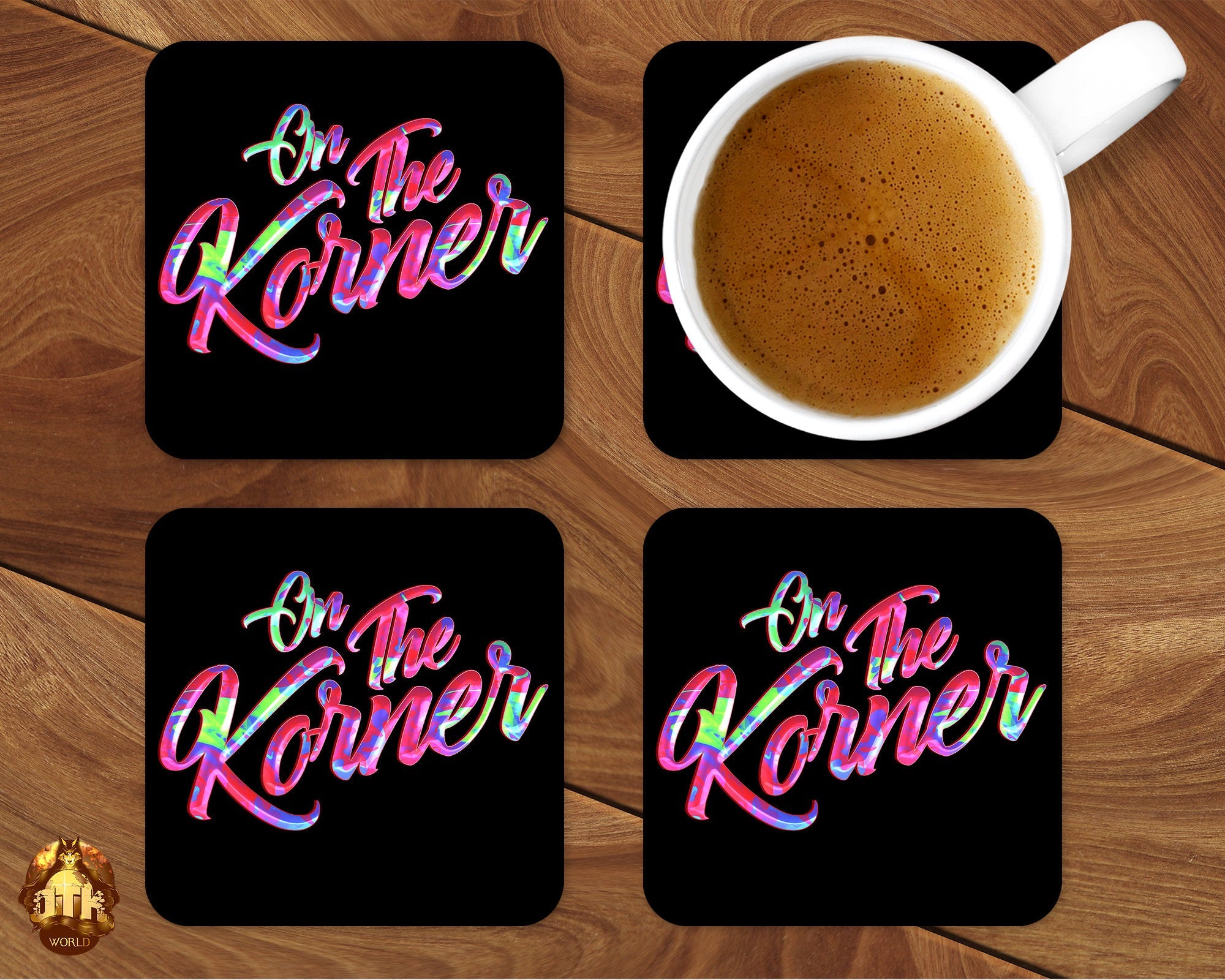 Personalized Photo Coasters - Custom Hardboard Coasters - Personalized Barware - Photo Coasters - Add Your Own Photo, Logo & Text