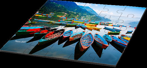 25 Piece Wood Photo Puzzle - Personalized Wood Picture Puzzle - Custom Valentines Photo Puzzle - 25 Piece Wood Jigsaw -Add Your Photo & Text