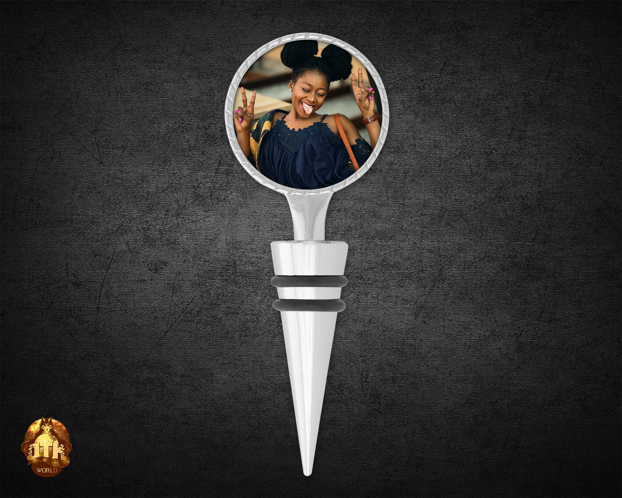 Personalized Wine Stopper - Custom Wine Bottle Stopper - Photo Wine Stopper - Wedding Favor - Gifts and Mementos - Add Your Photo & Text