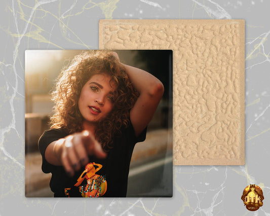 Custom Ceramic Tile Keepsake - Personalized Photo Tile - Custom Printed Ceramic Tile - Photo Keepsake - Add Your Own Photo, Logo & Text