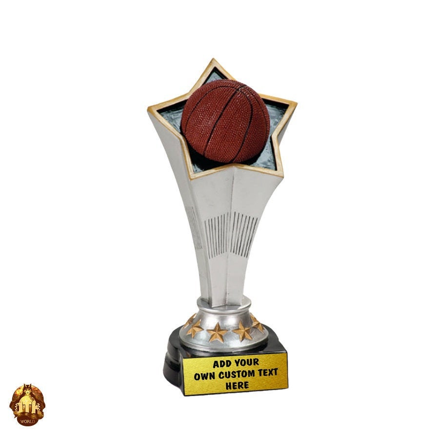 Custom 8" Basketball Trophy - Personalized Basketball Trophy - Fantasy Sports Trophy - Basketball Coach Gift -Perfect For Any Basketball Fan