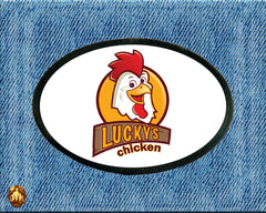 Custom Printed 3" x 2" Oval Patches