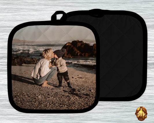 Personalized Hot Pads - Custom Printed Pot Holder Hot Pad - Photo Hot Pad - Baking Pot Holders - Personalized Pot Hot Pads For The Kitchen
