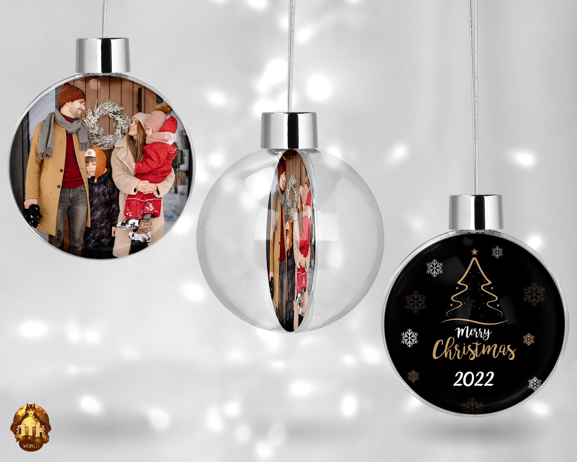 Personalized Floating Memory Globe 💡