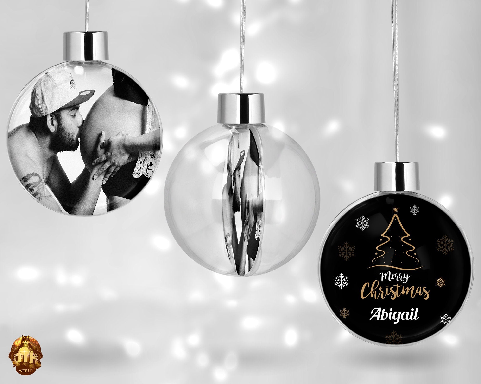 Personalized Floating Memory Globe 💡